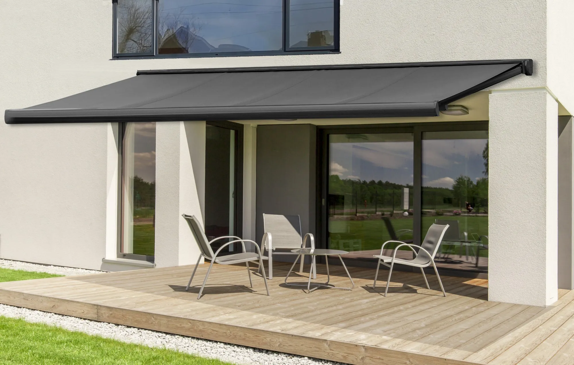 Patio awning for entertaining